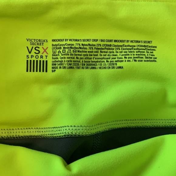 VSX Victoria’s Secret knockout workout crop size small - Picture 4 of 5